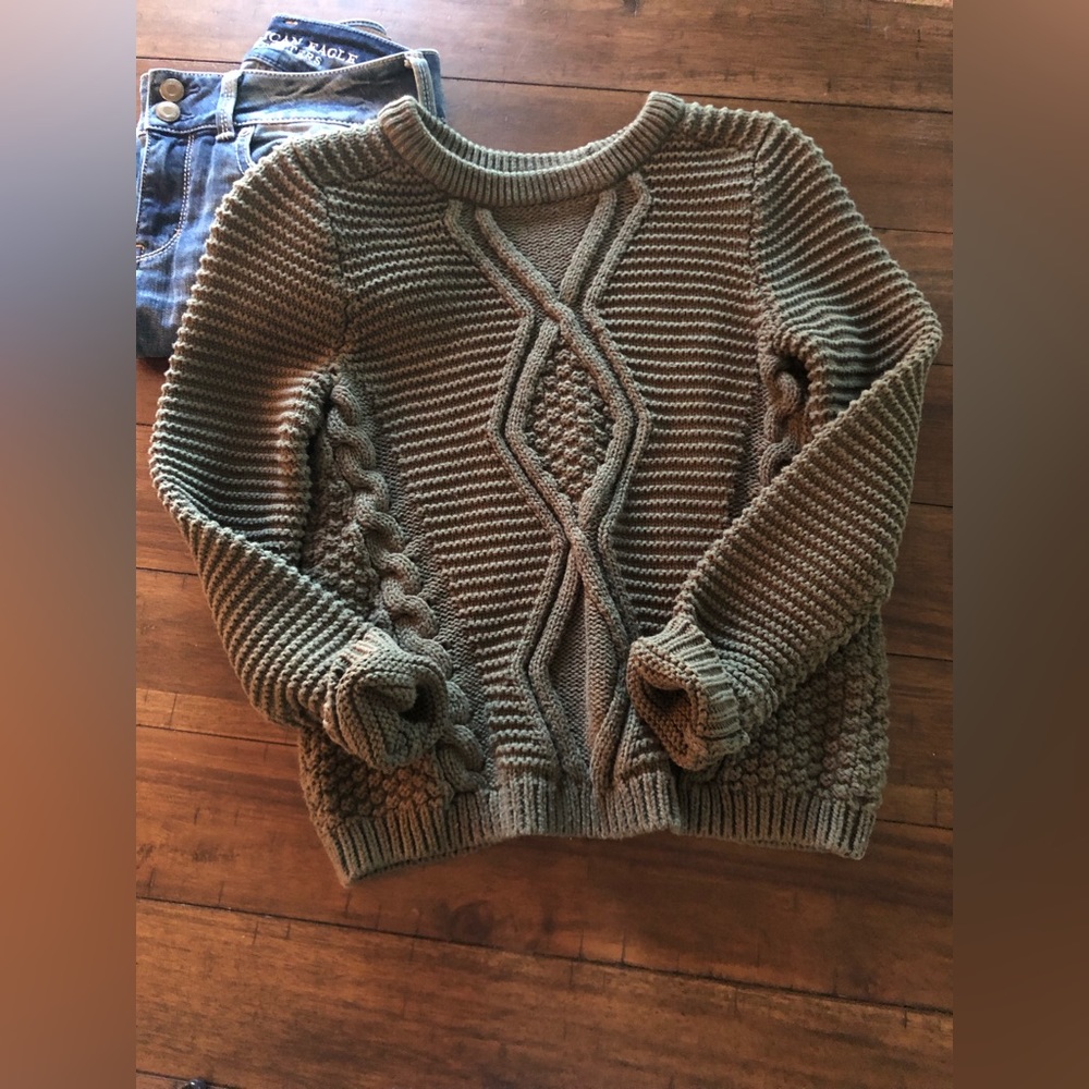 Army Green Sweater